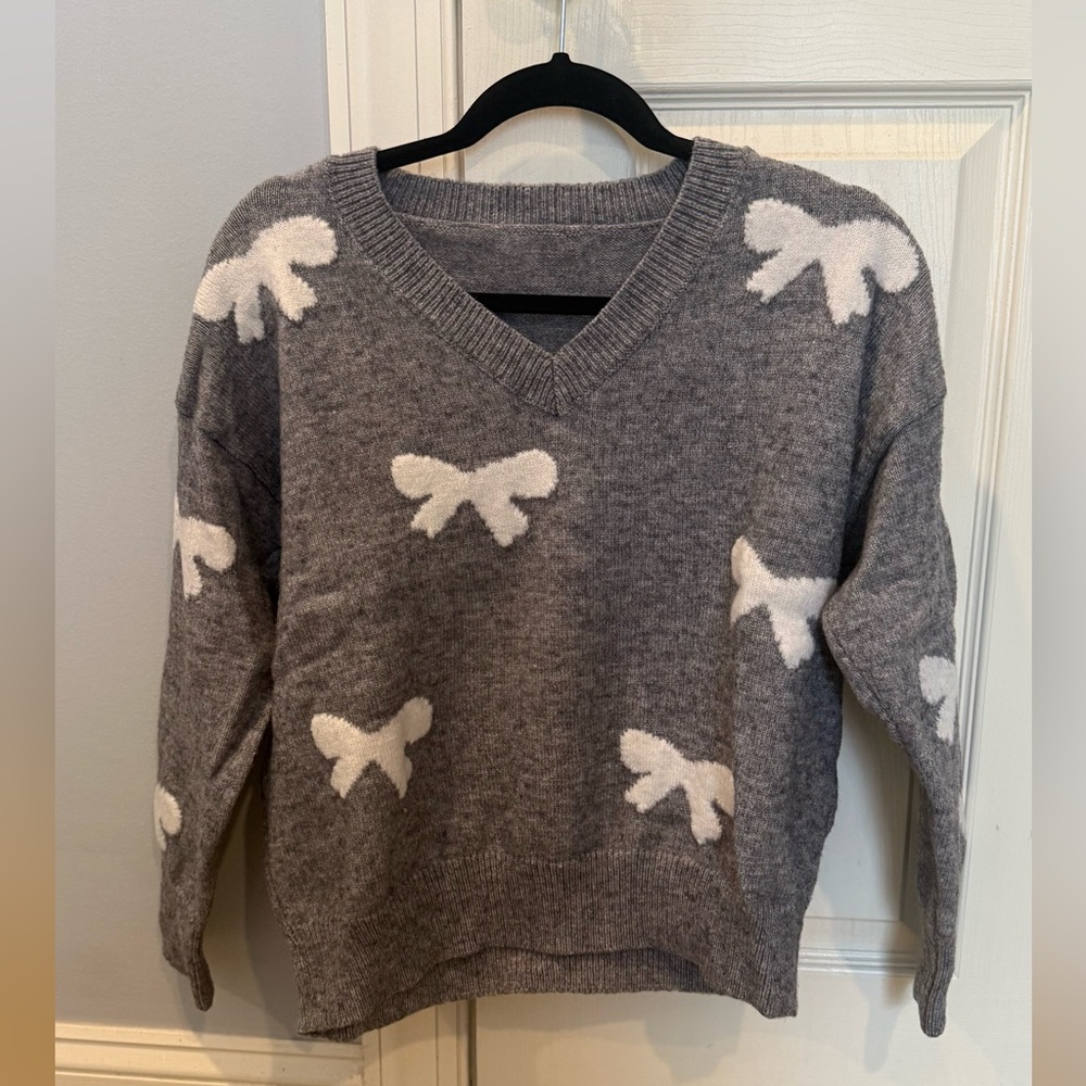 SHEIN CosyJoli Plus Size V-Neck Sweater